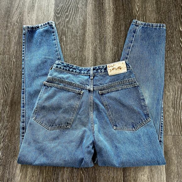 Vintage Marithé + François Girbaud 90s High Rise Tapered Jeans Size 7/8 USA Made - Picture 2 of 16